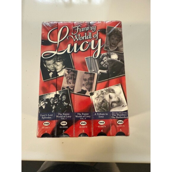 Funny World of Lucy Collector 5 Pack & The Adam's Family 5 Pack VHS' Brand New - Picture 5 of 5